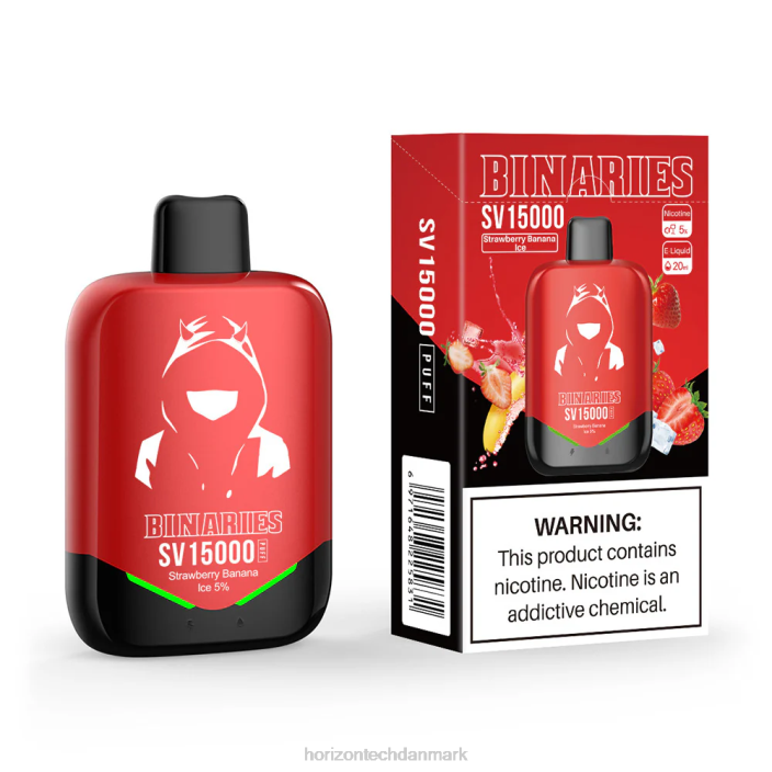 HorizonTech Vape Kit - HorizonTech Binaries Cabin engangs sv jordbær bananis 62X493