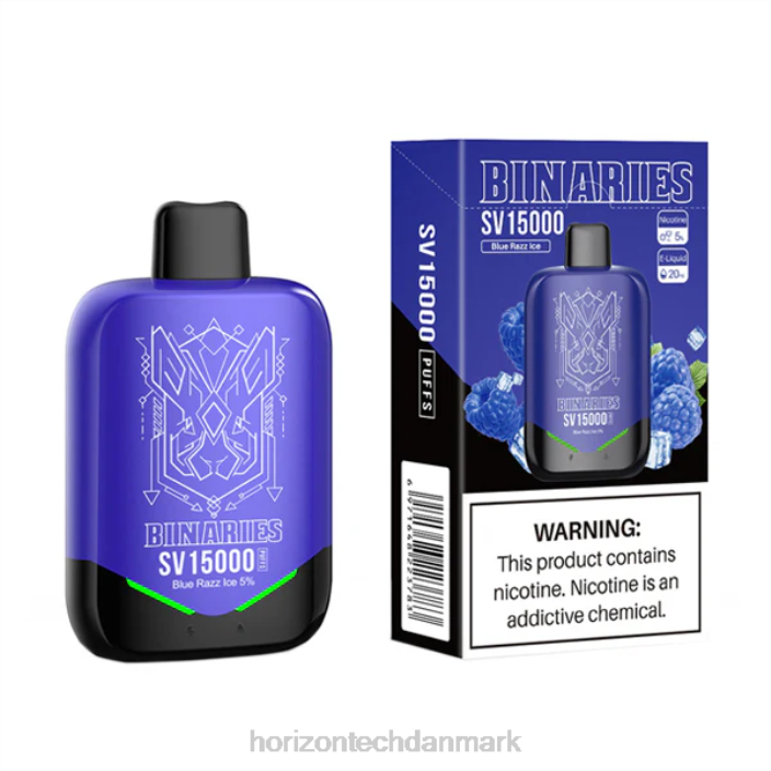 Horizon Tech Vape - HorizonTech Binaries Cabin engangs sv blå razz is 62X487