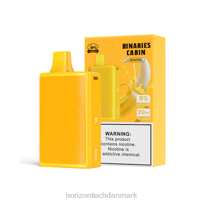 HorizonTech Copenhagen - HorizonTech Binaries Cabin engangs 20ml banan 62X42