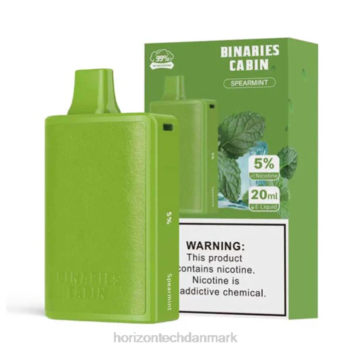 HorizonTech Copenhagen - HorizonTech Binaries Cabin engangs 20ml grønmynte 62X474