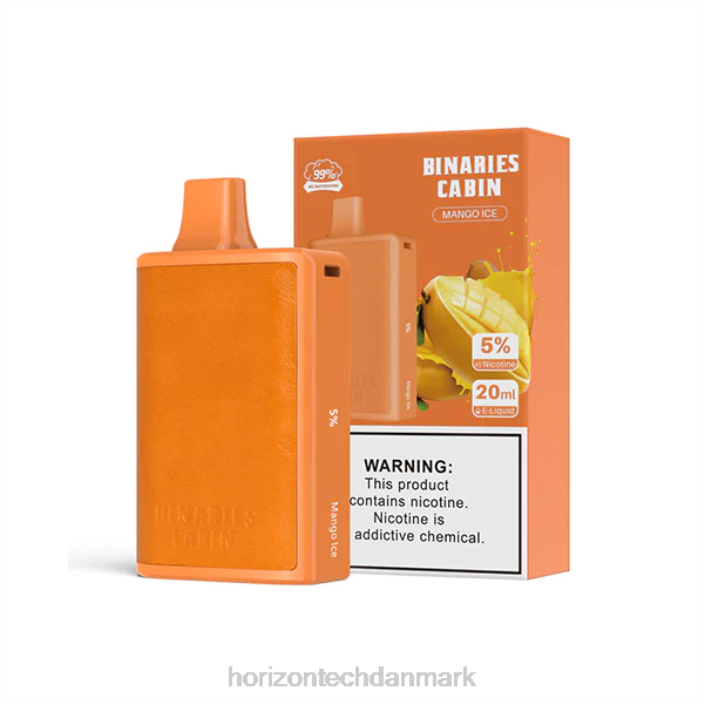 HorizonTech Vape Kit - HorizonTech Binaries Cabin engangs 20ml mango is 62X461