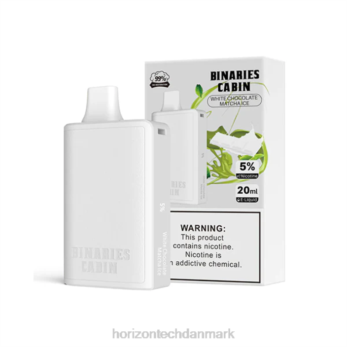 Horizon Tech Company - HorizonTech Binaries Cabin engangs 20ml hvid chokolade matcha is 62X472