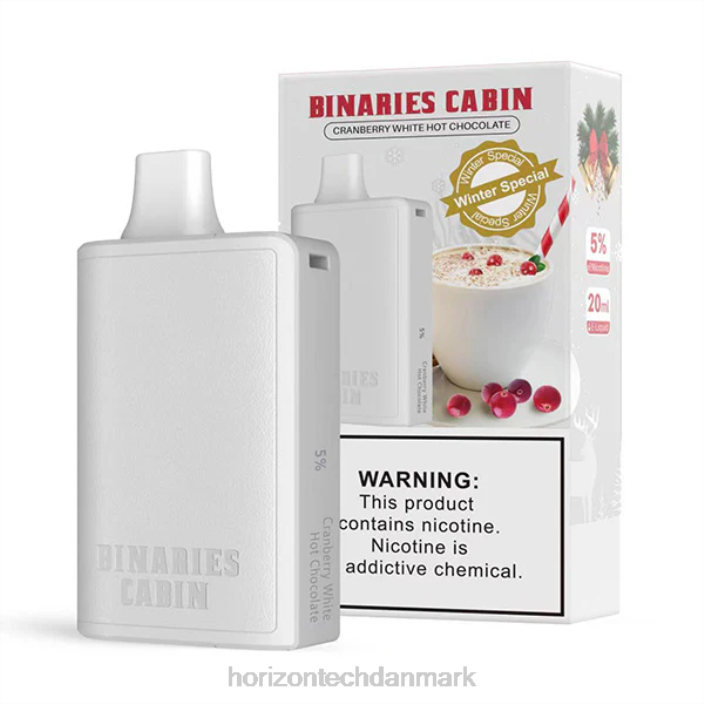 Horizon Tech Company - HorizonTech Binaries Cabin engangs 20ml tranebær hvid varm chokolade 62X480