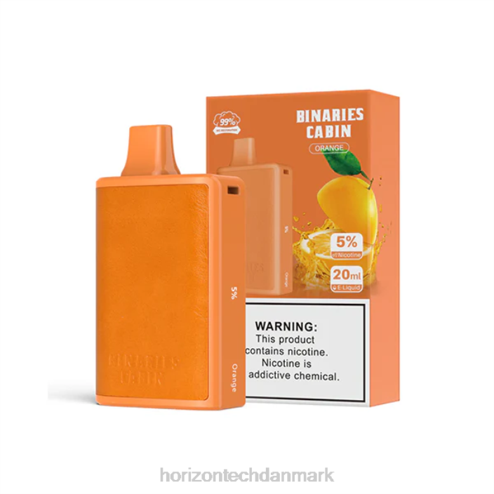 Horizon Tech Vape - HorizonTech Binaries Cabin engangs 20ml orange 62X463