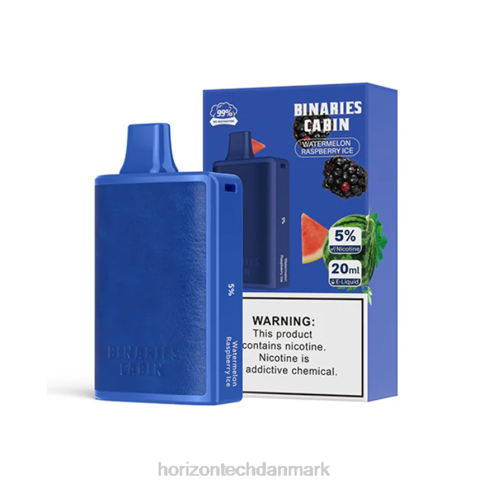 Horizon Tech Vape - HorizonTech Binaries Cabin engangs 20ml vandmelon hindbæris 62X471