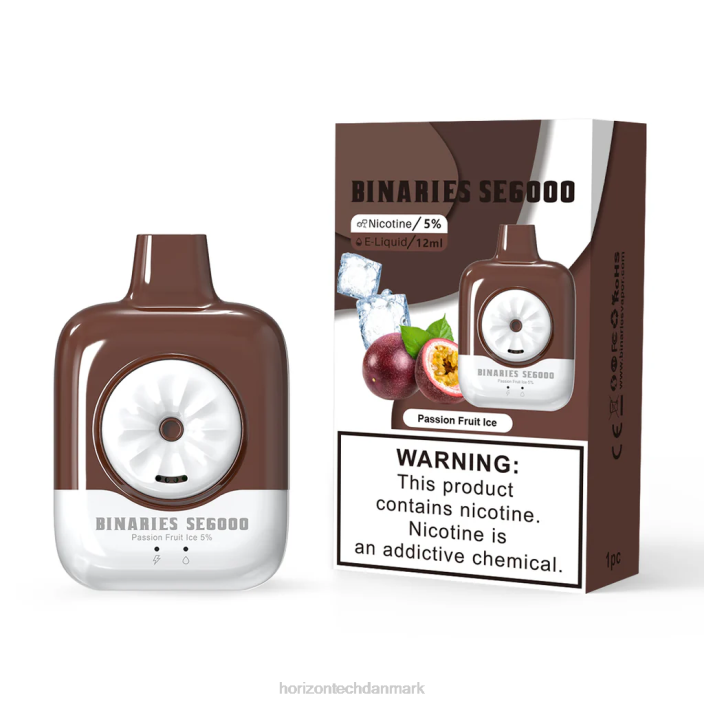 HorizonTech Copenhagen - HorizonTech Binaries Cabin engangs se 12ml passionsfrugt is 62X4146