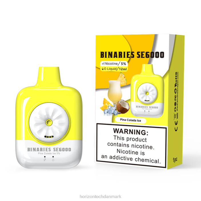 HorizonTech Danmark - HorizonTech Binaries Cabin engangs se 12ml pina colada is 62X4129