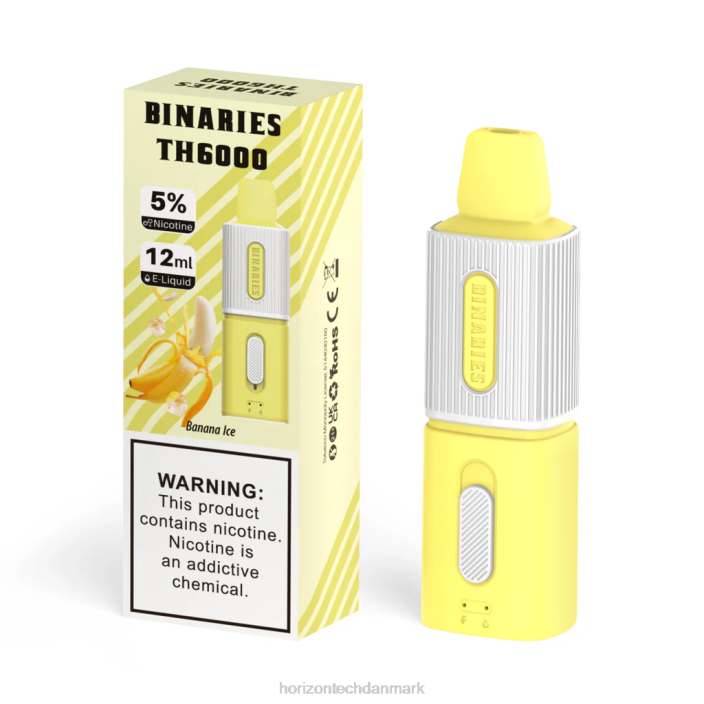 HorizonTech Danmark - HorizonTech Binaries Cabin th6000 engangs 12ml bananis 62X497