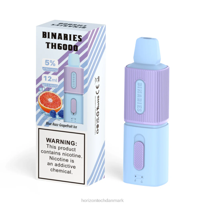 HorizonTech Mod - HorizonTech Binaries Cabin th6000 engangs 12ml blue razz grapefrugt is 62X4108