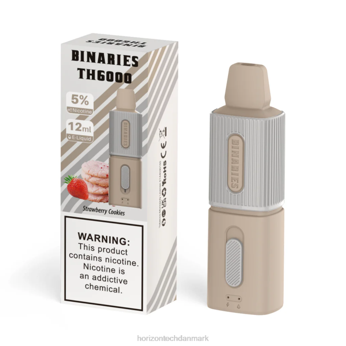 HorizonTech Mod - HorizonTech Binaries Cabin th6000 engangs 12ml jordbær cookies 62X4116