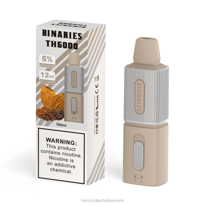 Horizon Tech Company - HorizonTech Binaries Cabin th6000 engangs 12ml tobak 62X4120