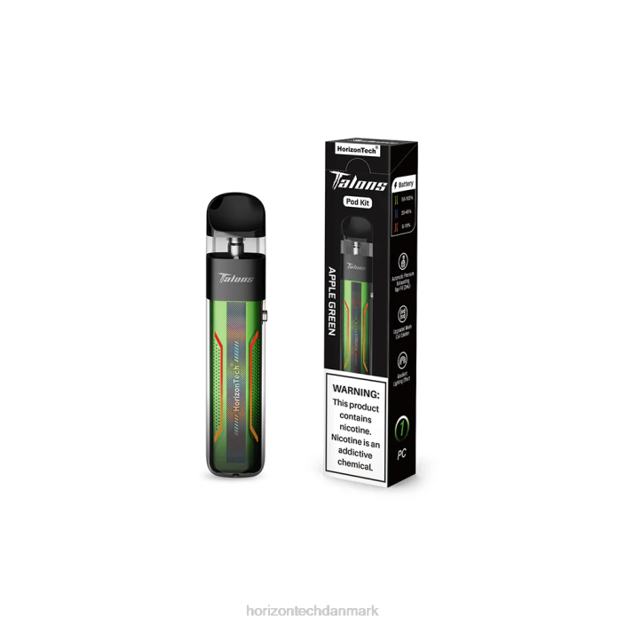 HorizonTech Vape Danmark - HorizonTech Talons pod system æblegrøn 62X4197