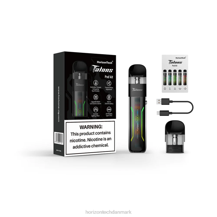 HorizonTech Vape Kit - HorizonTech Talons startsæt klassisk sort 62X421