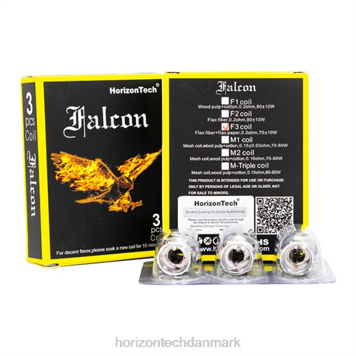 HorizonTech Danmark - HorizonTech Falcon spoler (3-pak) f3 spole 0,2 ohm 62X4161