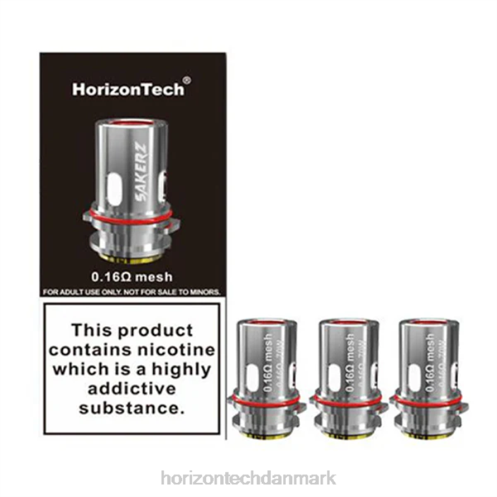 HorizonTech Disposable Vape - HorizonTech Sakerz spoler (3-pak) mesh 0,16 ohm (3-pak) 62X4158